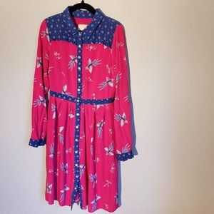 ModCloth Midi western style  Dress, Size S